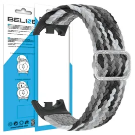 beline-pasek-mi-band-9-8-nylonczarno-bialy-black-white