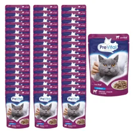 prevital-mokra-karma-dla-kota-cielecina-w-sosie-48x100g-zestaw
