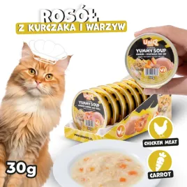 mokra-karma-dla-kota-yummy-soup-30gx8szt-rosol-z-kurczaka-uniq-pets