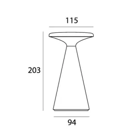 maxlight-t0064-lampa-stolowa-funghi-szara-ip44