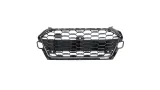 grill-audi-a4-b9-facelift-silver-and-black-camera