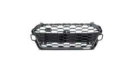 grill-audi-a4-b9-facelift-silver-and-black-camera