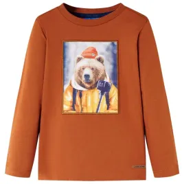 koszulka-dziecieca-z-dlugimi-rekawami-palony-pomarancz-128