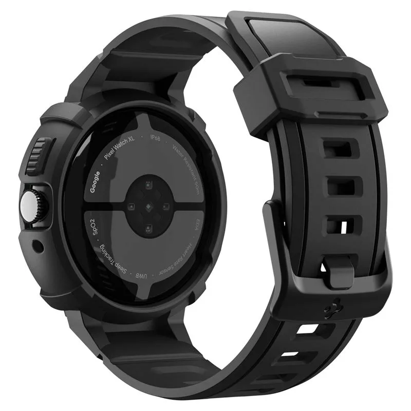 spigen-rugged-armor-pro-stand-matte-black-google-pixel-watch-4-41mm