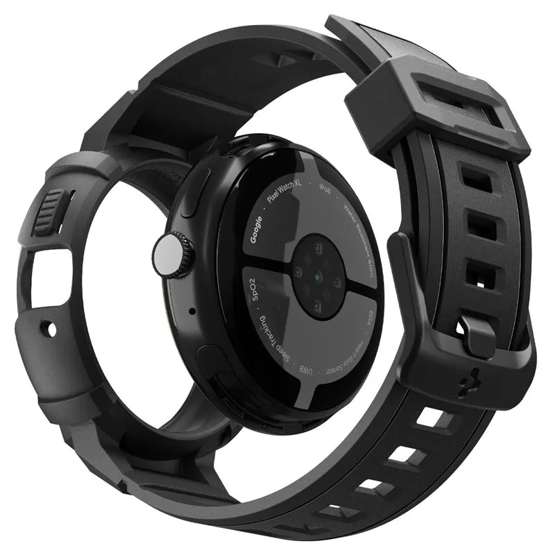 spigen-rugged-armor-pro-stand-matte-black-google-pixel-watch-4-41mm