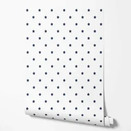 tapeta-na-sciane-czarne-gwiazdy-biale-tlo-do-sypialni-salonu-pokoju