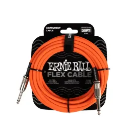 kabel-instrumentalny-gitarowy-mono-jack-6m-ernie-ball-p06421-pomaranczowy