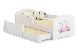 lozko-dzieciece-luk-ii-160x80-szuflada-wzor-kot-biale