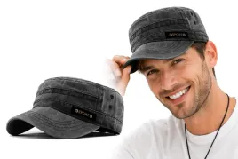 czapka-meska-szara-bawelniana-patrolowka-regulowana-sport-outdoor