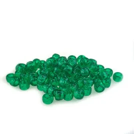 koraliki-nawlekane-kulki-transparent-glitter-green
