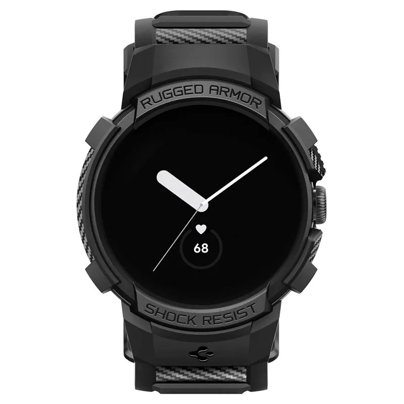 spigen-rugged-armor-pro-black-google-pixel-watch-watch-2