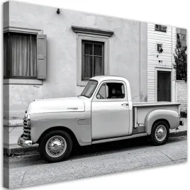 obraz-do-salonu-biura-gabinetu-bialy-amerykanski-pickup