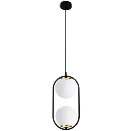 lampa-wiszaca-sufitowa-zyrandol-czarno-zloty-biala-szklana-kula-glamour-e14