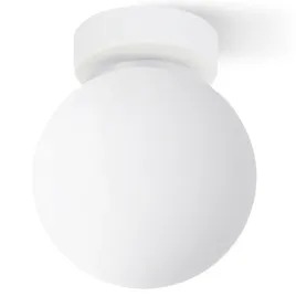 lampa-sufitowa-bialy-plafon-szklana-kula-pojedyncza-do-lazienki-kuchni