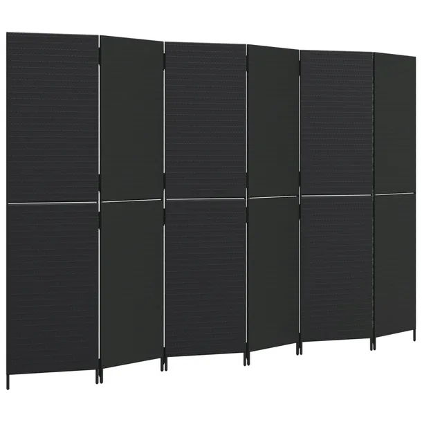 parawan-6-panelowy-czarny-polirattan