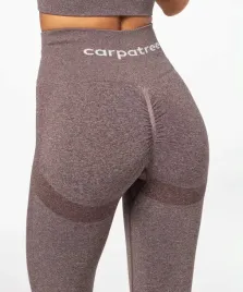 carpatree-legginsy-bezszwowe-allure-brazowy-melanz-xs