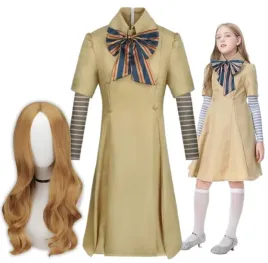 stroj-kostium-przebranie-sukienka-megan-m3gan-lalka-halloween-116-122-cm