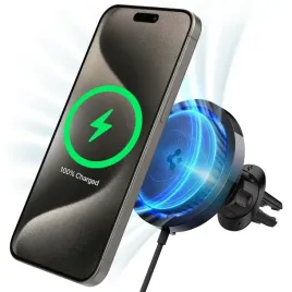 spigen-onetap-pro-3-cryomax-magsafe-car-wireless-charger-air-vent-black