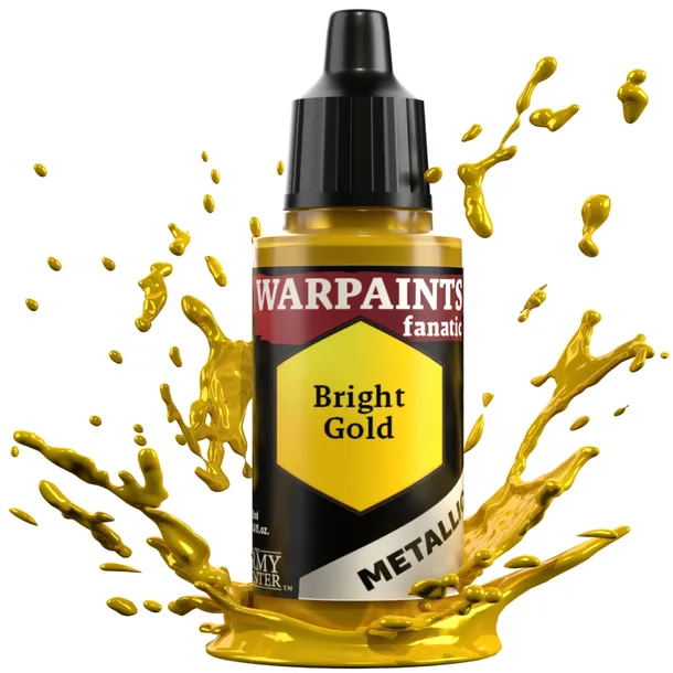 FARBKA THE ARMY PAINTER WARPAINTS FANATIC - METALLIC - BRIGHT GOLD 18ml
