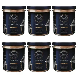 happy-snacky-trzypsy-karma-mokra-wekowana-dla-psa-z-dziczyzna-6x300g-zestaw