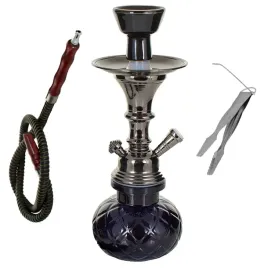 fajka-wodna-shisha-1-wezowa-czarna-black-28cm