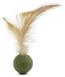 zabawka-dla-kota-pilka-do-podgryzania-z-piorkiem-i-kocimietka-uniq-pets