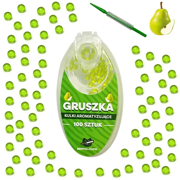 Kulki smakowe do papierosów GRUSZKA 100szt
