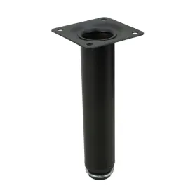 noga-meblowa-prosta-czarna-wysokosc-10-cm-regulowana-wysokosc