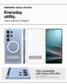 spigen-ultra-hybrid-s-magsafe-clear-white-samsung-galaxy-s25-ultra