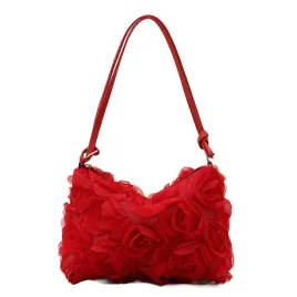 elegancka-torebka-z-motywem-roz-3d-czerwona-kopertowka