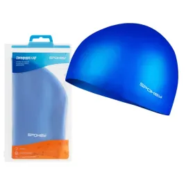 czepek-plywacki-na-basen-silikonowy-elastyczny-niebieski-treningowy-spokey