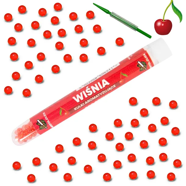 Kulki smakowe do papierosów WIŚNIA 50szt