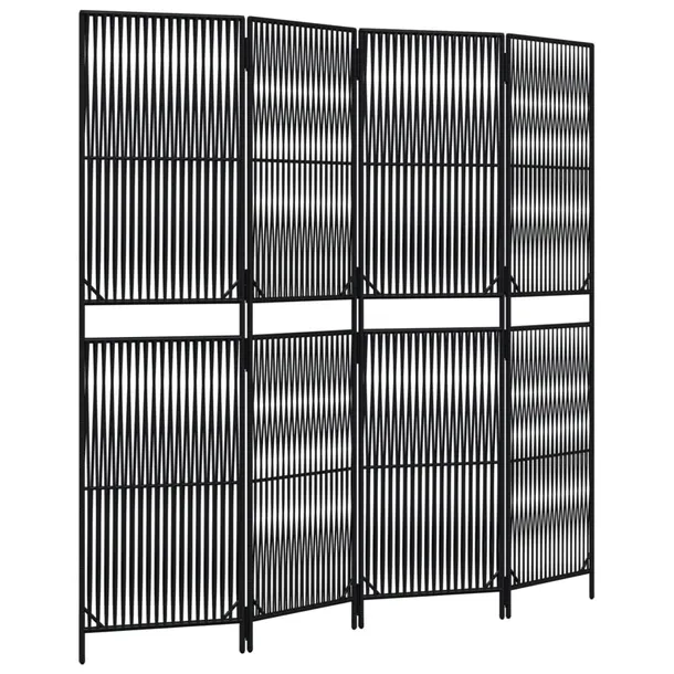 parawan-4-panelowy-czarny-polirattan