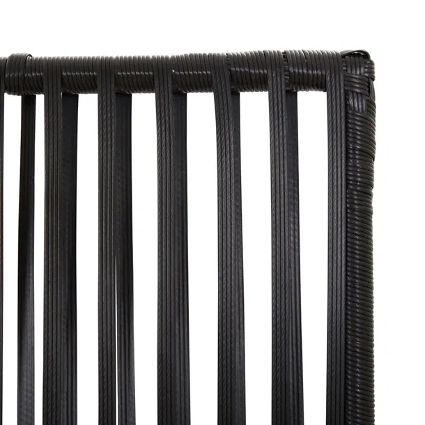 parawan-4-panelowy-czarny-polirattan-producent-vidaxl