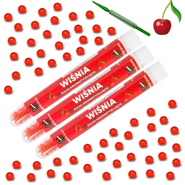 Kulki smakowe do papierosów WIŚNIA 300szt