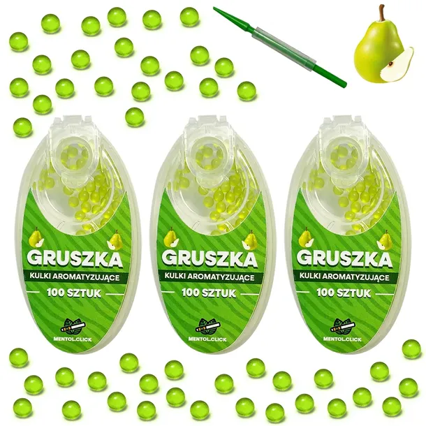 Kulki smakowe do papierosów GRUSZKA 300szt