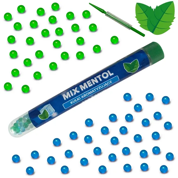 Kulki smakowe do papierosów MIX MENTOL 200szt