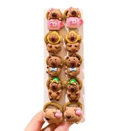 gumki-gumeczki-do-wlosow-z-ozdobami-zestaw-10-szt-kapibara