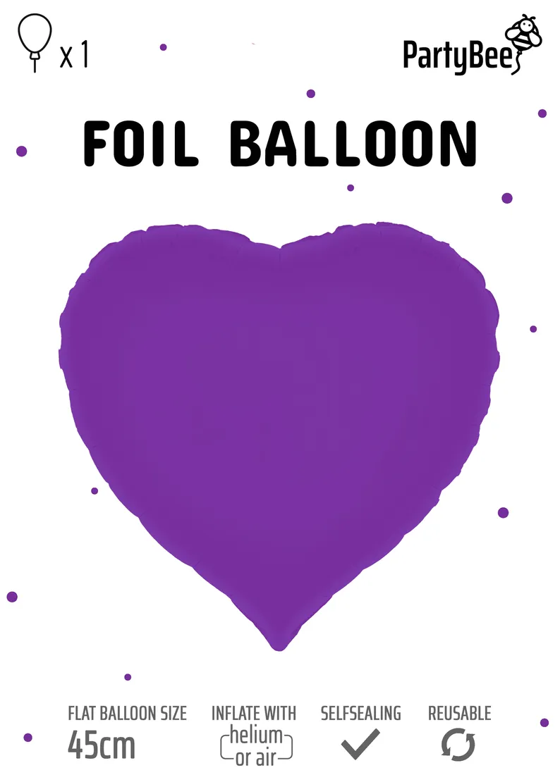 balon-foliowy-w-ksztalcie-serca-matowy-fioletowy-45-cm
