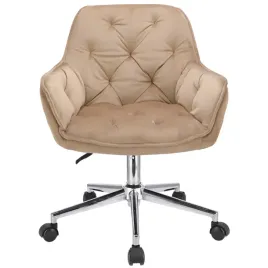 fotel-obrotowy-welurowy-do-biura-salonu-srebrna-podstawa-krzeslo-biurowe