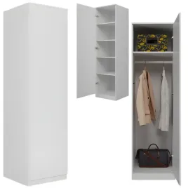 szafa-50-cm-z-drazkiem-polkami-na-ubrania-garderoba-do-przedpokoju-biala
