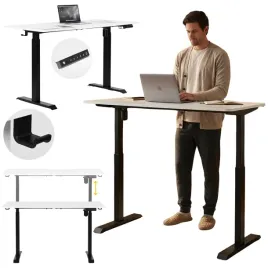 biurko-elektryczne-regulowana-wysokosc-140x70-cm-uchwyt-na-sluchawki-biale