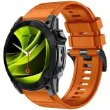 mobile-origin-easy-strap-silicone-watch-26mm-orange-stan-nowy-material-nylon