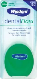 wisdom-dental-floss-nic-dentysyczna-mint-waxed-100m