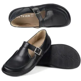 damskie-buty-barefoot-skorzane-olivier-1295-klamerka-czarne-lico