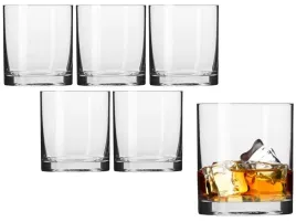krosno-balance-zestaw-6-szklanek-do-whisky-napojow-komplet-szklanki-220-ml