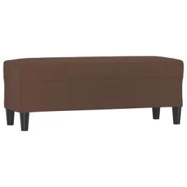 lawka-brazowa-100x35x41-cm-tapicerowana-sztuczna-skora