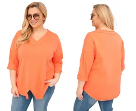 morelowa-bluzka-damska-bawelniana-plus-size-asymetryczna-z-dekoltem-v