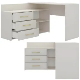 biurko-narozne-z-regalem-polkami-3-szuflady-kaszmir-duze-do-biura-pokoju