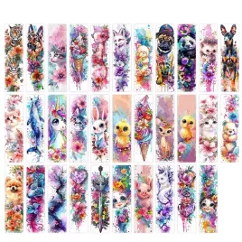 zakladki-papierowe-mix-wzorow-bajkowe-magiczne-zwierzeta-10szt